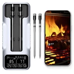 Dual-probe Wireless Meat Thermometer For Grilling, Smoking, Bbq - B... Fast Ship. Fixed Price $55.99.