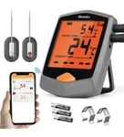 Newoke Bluetooth Meat Thermometer,digital Bbq Grill Thermometer W/2 Probes Kt100. Fixed Price $35.00.