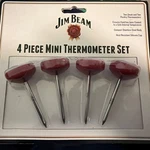 Jim Beam Poultry And Steak 4 Piece Mini Thermometer Stainless Steel Bbq Cooking. Fixed Price $14.99.