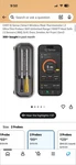 Chef Iq Sense Thermometer, Unlimited Range , Smart, Two Ultra Thin Probes. Fixed Price $65.00.