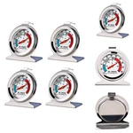 4 Pk Large Dial Analog Refrigerator Freezer Thermometers For Accurate Monitoring. Fixed Price $16.99.