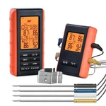 Wireless Meat Thermometer For Grilling And Smoking, Food Bbq .... Fixed Price $51.99.