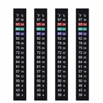 Aquarium Thermometer Strips, Fish Tank 4 Count (pack Of 1), Multi-color. Fixed Price $12.04.