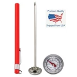 Stainless Steel Pocket Probe Thermometer Gauge For Food Cooking Meat Bbq. Fixed Price $6.95.