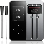 Wireless Meat Thermometer With App Control, 600ft Bluetooth Range, 2 Probes & 6. Fixed Price $109.66.
