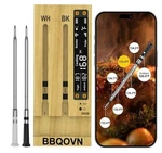 Bbqovn Smart Wireless Meat Thermometers Black& White, 3.9mm Ultra-thin Probe. Fixed Price $79.99.