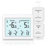 Refrigerator Thermometer With Freezer Alarm - Temracha Wireless Fridge Thermo.... Fixed Price $28.68.
