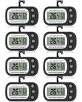 Frienda 8 Pack Black Digital Fridge Thermometer Waterproof Refrigerator. Fixed Price $42.21.