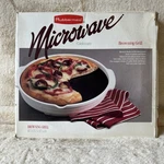 Rubbermaid Microwave Cookware Browning Grill Nos 1985 Original Box Round 10 7/8". Fixed Price $29.99.