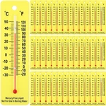 Maitys 50 Pcs Science Thermometers Mercury Free Student School Yellow. Fixed Price $45.82.