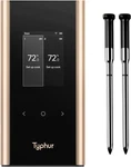 Typhur Sync Gold Quad Wireless Wifi Meat Thermometer, 2 Slim Probes, 6 Sensors. Fixed Price $159.99.