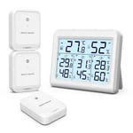 Oria Indoor Outdoor Thermometer, Digital Hygrometer Wireless Temper. Fixed Price $37.68.