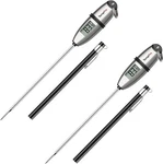 Thermopro Tp02s 2-pack Instant Read Meat Thermometer 5.3" Long Probe Bbq Grill. Fixed Price $19.99.