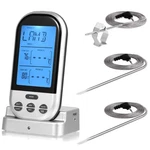 Adoric Wireless Remote Digital Meat Thermometer Qrq-08 - Silver Scratch & Dent. Fixed Price $29.91.
