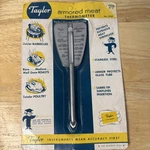 Nib Vintage Taylor Meat Thermometer Armored 5937 Roast Poultry Stainless Steel. Fixed Price $20.00.