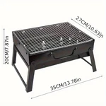 Portable Bbq Charcoal Grill Stainless Steel Small Mini Tool Kit Outdoor Cook. Fixed Price $52.99.