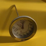 Farberware Stainless Steel Analog Bimetallic Meat Thermometer For Beef, Poultry. Fixed Price $18.99.