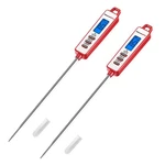 Thermopro Tp01s 2-pack Meat Thermometer With Long Probe For Oil/candy/bbq/grill. Fixed Price $17.19.