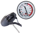 Big Green Egg Kamado Thermometer Large 3" Face & Stem High Temp 750f By Tel-tru. Fixed Price $45.00.