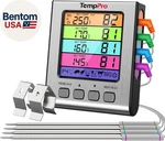 Tp17h Digital Meat Thermometer With 4 Temperature Probes, Hi/low Alarm Smoker Fo. Fixed Price $55.28.