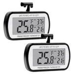 2 Pack Refrigerator Fridge Thermometer Digital Freezer Room Water.... Fixed Price $20.66.