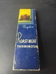 Vintage Taylor Roast Meat Thermometer W/ Original Box Rochester Ny Kitchen. Fixed Price $24.99.
