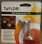 Old Stock Taylor Button Beef Meat Steak Leave-in Thermometers #835gw Nip. Fixed Price $8.00.
