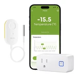 Mocreo Wifi Freezer Thermometer With Alarm, Wireless Refrigerator Temperature Se. Fixed Price $40.12.