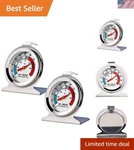 Precision Temperature Control: 2 Pack Large Dial Fridge And Freezer Thermometers. Fixed Price $16.19.