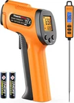 Thermopro Temperature Gun, Infrared Thermometer Gun With Laser Orange. Fixed Price $53.99.