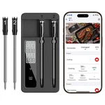 Rouuo Smart Wireless Meat Thermometer Dual Probes Bluetooth Wifi Combo High. Fixed Price $196.32.