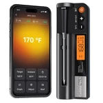 Culinatech 750ft Wireless Meat Thermometer Long Range For 1 Probe Black. Fixed Price $30.29.