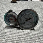 Measureman Analogue Stainless Steel Refrigerator Freezer Thermometer Set Silver. Fixed Price $10.30.