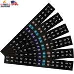 6 Pieces Horizontal Stick On Thermometer Strip Stickers D. Fixed Price $9.53.