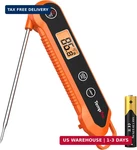 Temppro Digital Instant Read Meat Thermometer For Grilling Waterproof Kitchen Fo. Fixed Price $13.17.