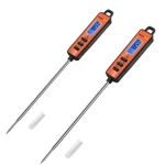 Thermopro Tp01s 2-pack Meat Thermometer With Long Probe For Oil/candy/bbq/grill. Fixed Price $17.19.