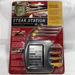 New Steak Station Digital Meat Thermometer By Charcoal Companion For 4 Steaks. Fixed Price $22.75.