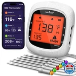 Nutrichef Bluetooth Meat Thermometer For Grilling And Smoking 6 Wireless. Fixed Price $127.11.