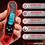 Alpha Grillers Instant Read Meat Thermometer Digital Food Bbq Grill Oven. Fixed Price $35.80.