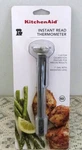 Kitchenaid Gray Instant Read Thermometer 1" Dial W/ Magnified Lens New /pkg. Fixed Price $11.99.