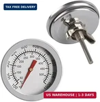 2x Bbq Thermometer Gauge - Barbecue Pit Smoker Grill Temp. Fixed Price $10.83.