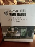 Geevon Wireless Rain Gauge, 5 In 1 Self-emptying Collector Monitoring. Fixed Price $34.99.
