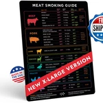 Levain & Co X-large Meat Temperature Magnet Bbq Smoker Guide - 8.5 X 11. Fixed Price $26.26.