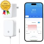 Wifi Refrigerator Thermometer With Alarm Wireless Digital Freezer Temperature Ga. Fixed Price $34.38.