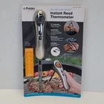 Polder Safe Serve Bbq Meat Instant Read Thermometer W/ Light 10" Probe. Fixed Price $15.19.