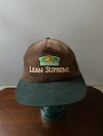 Eckrich Foods Corduroy Adjustable Hat Lean Supreme Meat Cap Brown/green. Fixed Price $20.00.