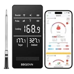 Bbqovn Wireless Meat Thermometer Kit Wifi Sub-1g Bbq7 Monitor New Sealed. Fixed Price $21.99.