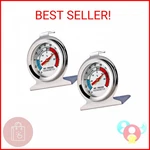 2 Pack Refrigerator Freezer Thermometer Large Dial Analog. Fixed Price $10.58.