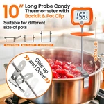 Deep Fry Thermometer - Digital Candy/candle/meat With Rotatable L.... Fixed Price $21.15.