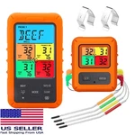Smart Wireless Meat Thermometer W/ 4 Probes For Bbq Grilling Baking Barbecue. Fixed Price $14.99.